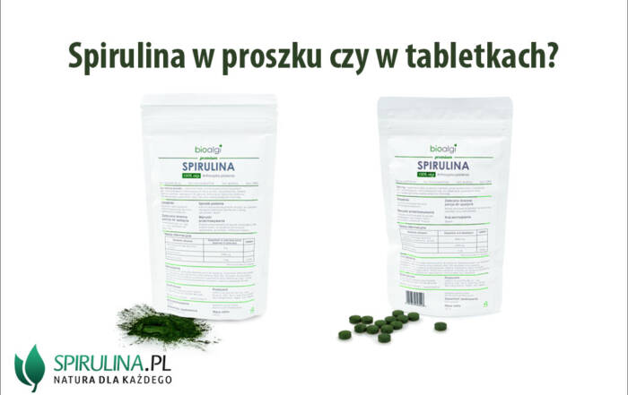 Spirulina Algi Spirulina I Chlorella