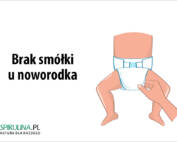 Brak smółki u noworodka