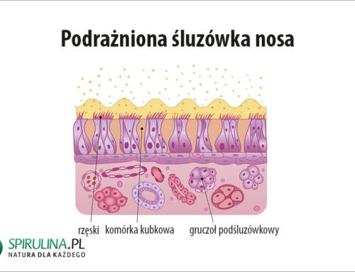 Podrażniona śluzówka nosa