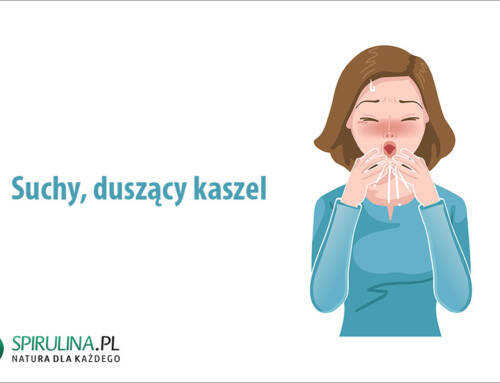 Suchy, duszący kaszel